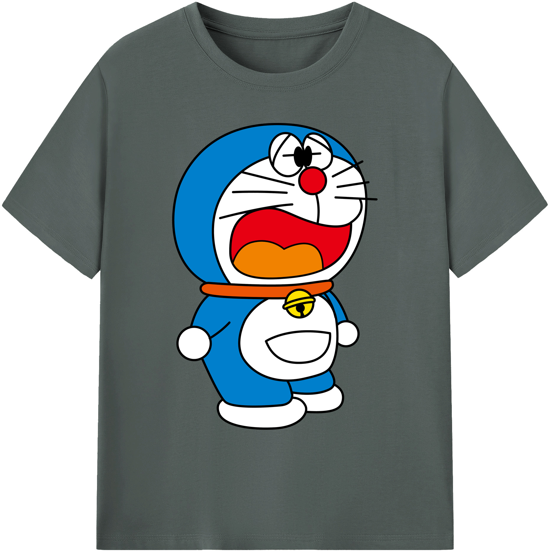 （画像用） ドラえもん Doraemon 綿100％ メンズ半袖Tシャツ｜肌触りやわらか＆通気性